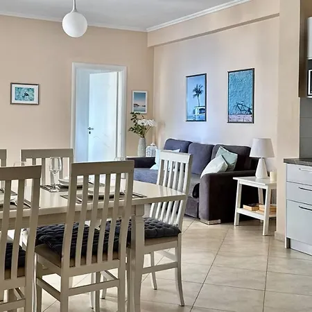 Blue Spacious Sea View Apartment Sarande Exterior photo